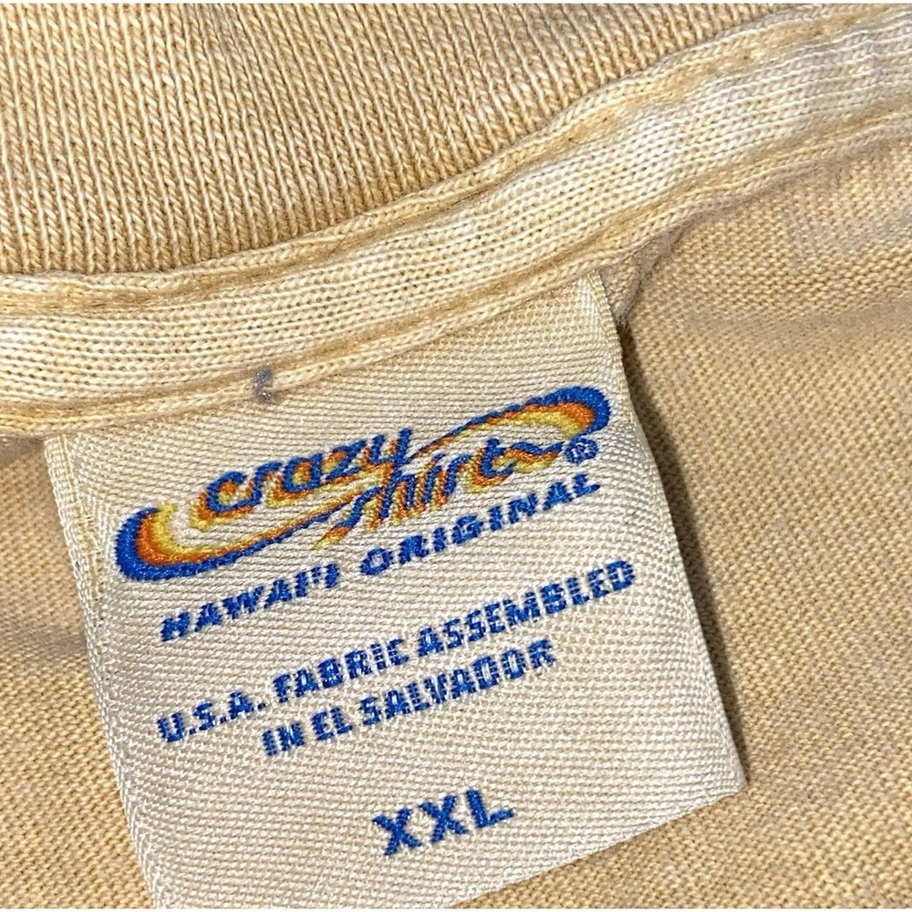 Crazy Shirts Hawaii Beer T Shirt Mens XXL Bills Beer Removal Graphic Tee Dyed - Picture 9 of 9